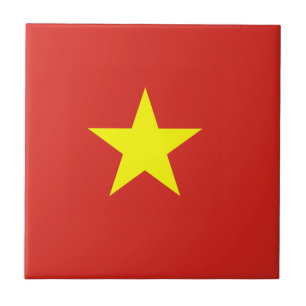 Azulejo De Cerámica Bandera de Vietnam