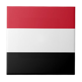 Azulejo De Cerámica Bandera de Yemen