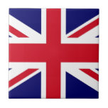 Azulejo De Cerámica Bandera del Reino Unido<br><div class="desc">Bandera del Reino Unido (Union Jack)</div>