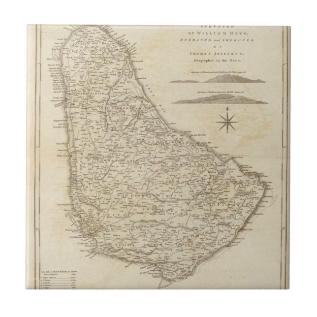 Azulejo De Cerámica Barbadoes (Frente)