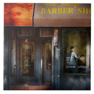 Azulejo De Cerámica Barbero - NY - Barbería del West Village