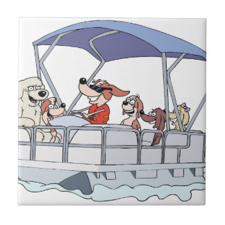 Azulejo De Cerámica Barco el pontón