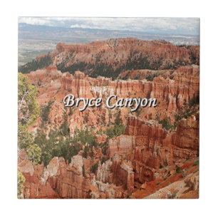 Azulejo De Cerámica Barranco de Bryce, Utah 20 (subtítulo)