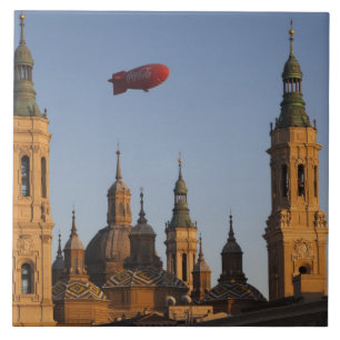 Azulejo De Cerámica Basílica de Nuestra Señora de Pilar