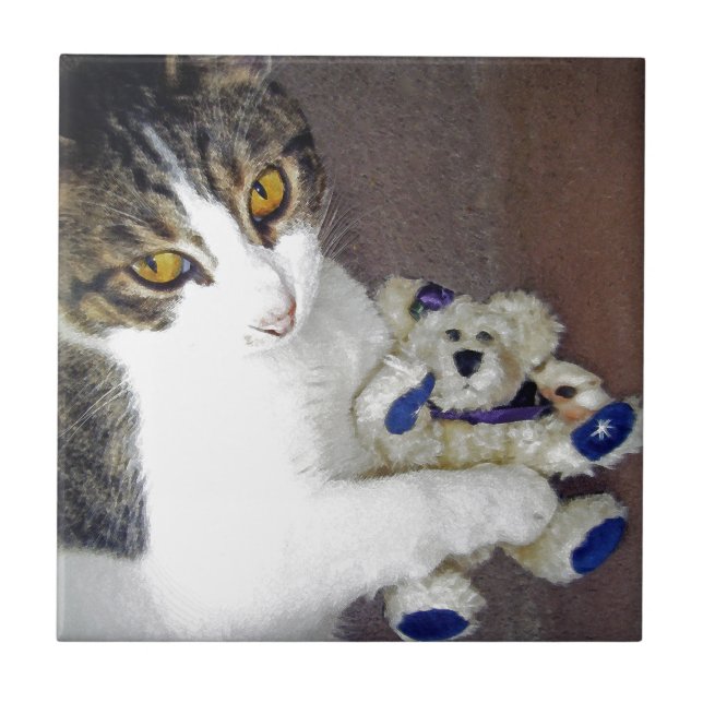 Azulejo De Cerámica Bear Hug (Frente)