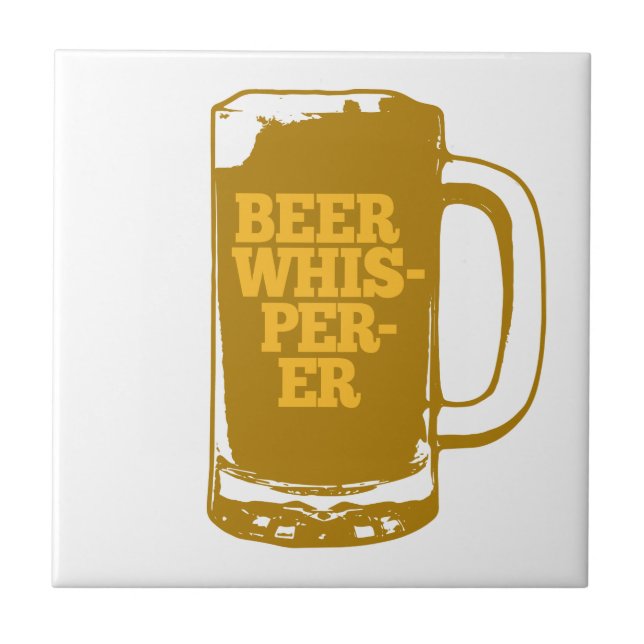 Azulejo De Cerámica Beer Whisperer Mug (Frente)