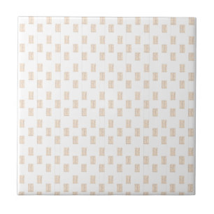 Azulejo de cerámica beige y blanco cuadrado modern