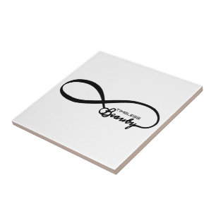 Azulejo De Cerámica Belleza eterna infinita