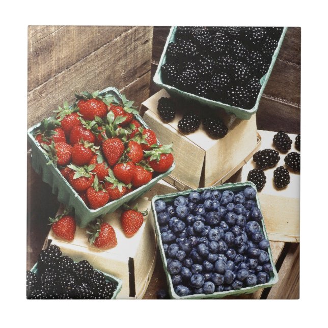 Azulejo De Cerámica Berries (Frente)