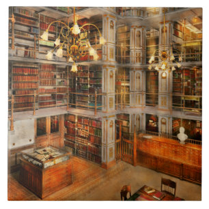 Azulejo De Cerámica Biblioteca - Un clásico literario de 1905