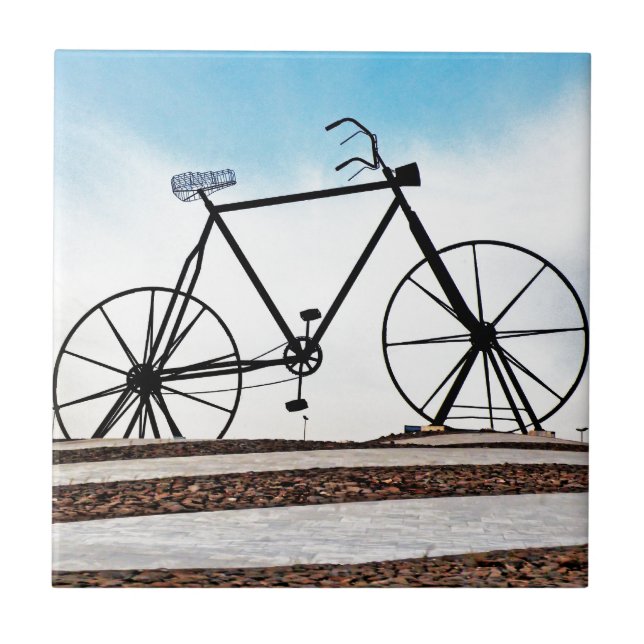 Azulejo De Cerámica bicicleta (Frente)