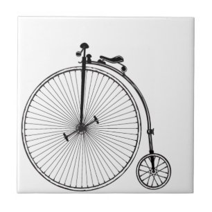 Azulejo De Cerámica Bicicleta antigua