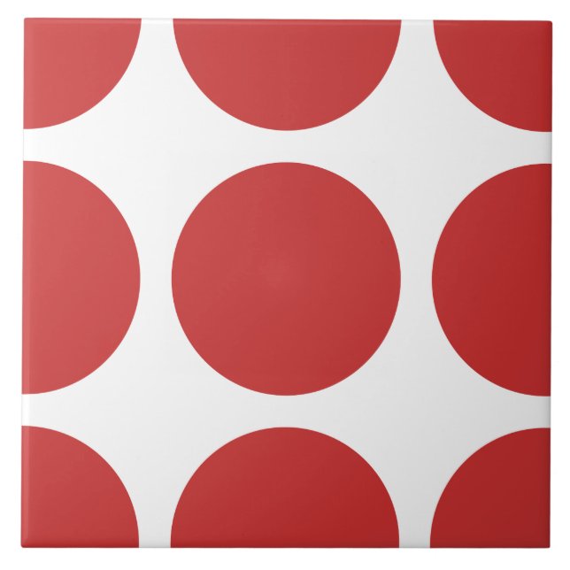 Azulejo De Cerámica Big Polka Dots Tile (Frente)