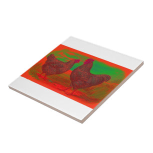 Azulejo De Cerámica BloodFire