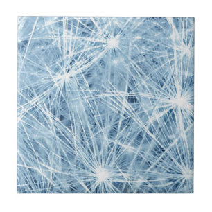 Azulejo De Cerámica ¡Blue Fireworks Daisy!