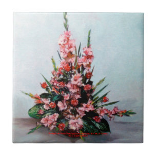 Azulejo De Cerámica Bodegón de flores/Still life of flowers