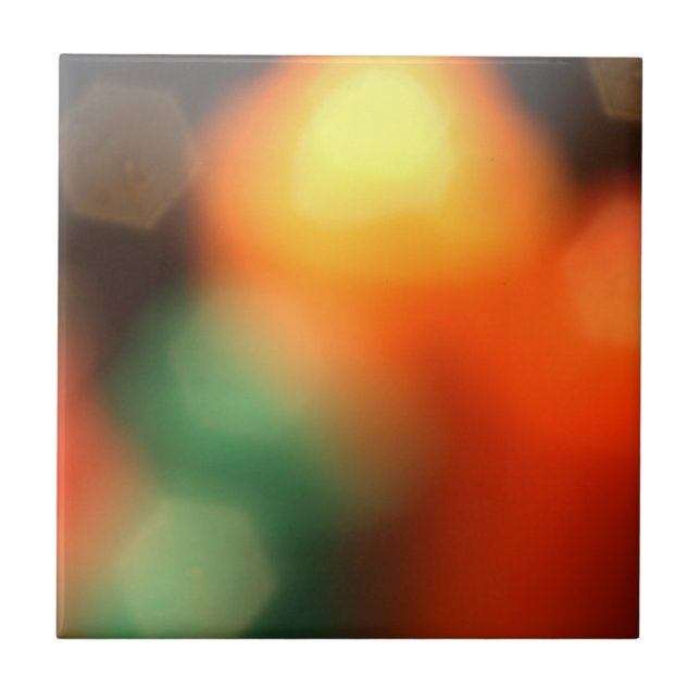 Azulejo De Cerámica Bokeh Ceramic Tile (Frente)