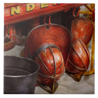 Azulejo De Cerámica Bombero - Sombreros - Me ofrecí como voluntario pa