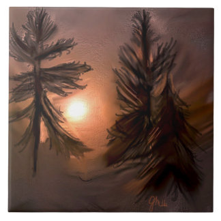 Azulejo De Cerámica Bosque