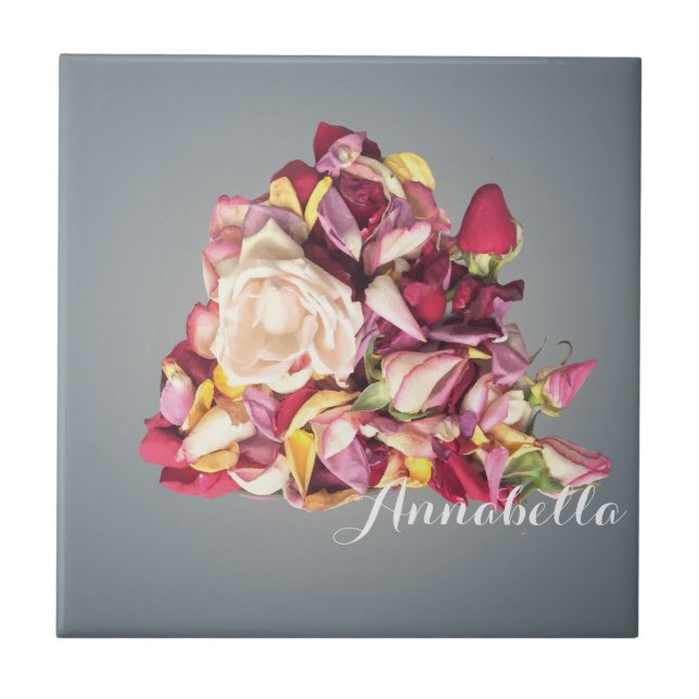 Azulejo De Cerámica Bouquet (Frente)