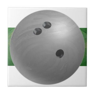 Azulejo De Cerámica Bowling Ball Gray