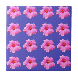 Azulejo De Cerámica Brisa de verano de Hibiscus,_