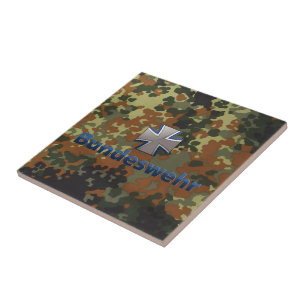 Azulejo De Cerámica Bundeswehr Emblem