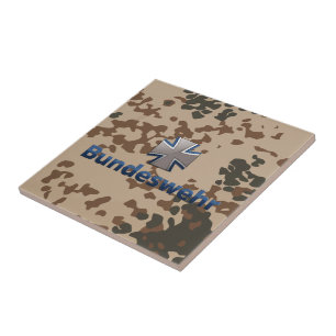 Azulejo De Cerámica Bundeswehr Emblem