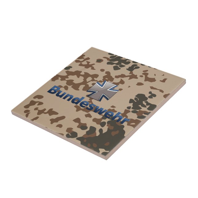 Azulejo De Cerámica Bundeswehr Emblem (Lado)