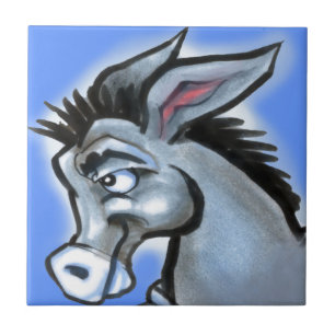 Azulejo De Cerámica Burro