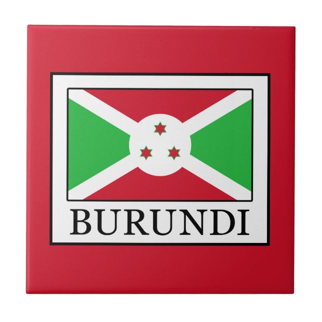 Azulejo De Cerámica Burundi (Frente)