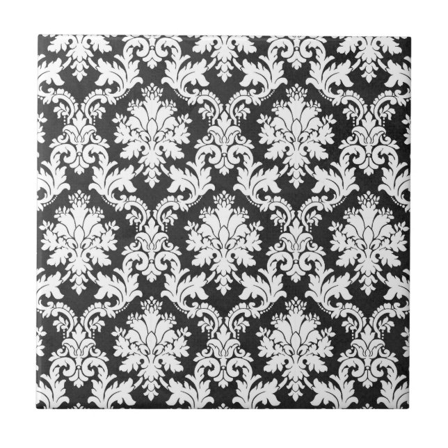 AZULEJO DE CERÁMICA BW-DAMASK 3 (Frente)