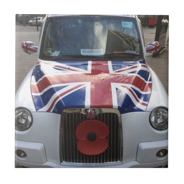 Azulejo De Cerámica Cab británico (Frente)