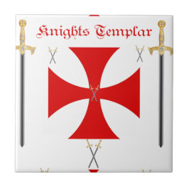 Azulejo De Cerámica Caballeros Templar
