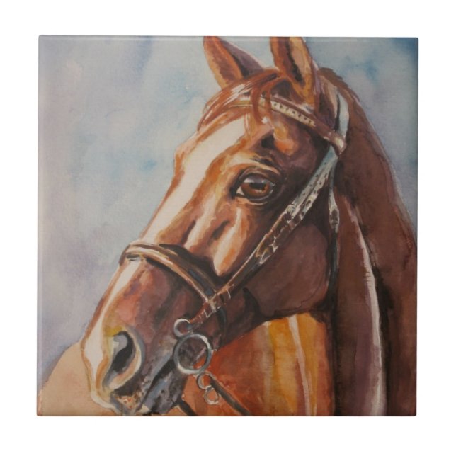 Azulejo De Cerámica Caballo 2 (Frente)