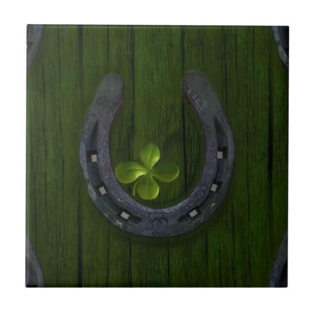 Azulejo De Cerámica caballo de suerte (Frente)