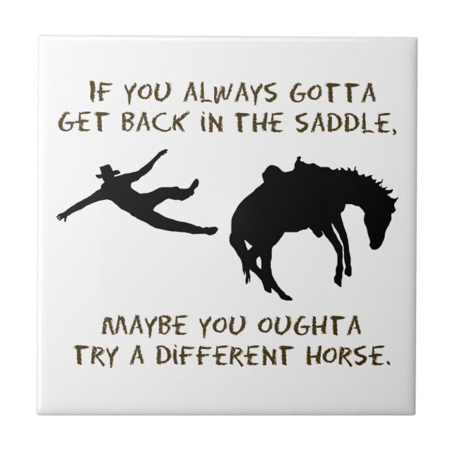 Azulejo De Cerámica Caballo diferente (Frente)