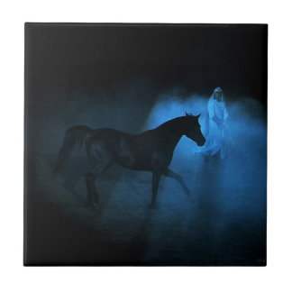 Azulejo De Cerámica Caballo y traine árabes