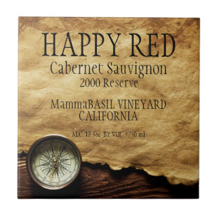 Azulejo De Cerámica ¡Cabernet Sauvignon Tile!