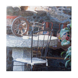 Azulejo De Cerámica Cactus Still Life