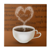 Café? Humo con forma de corazón