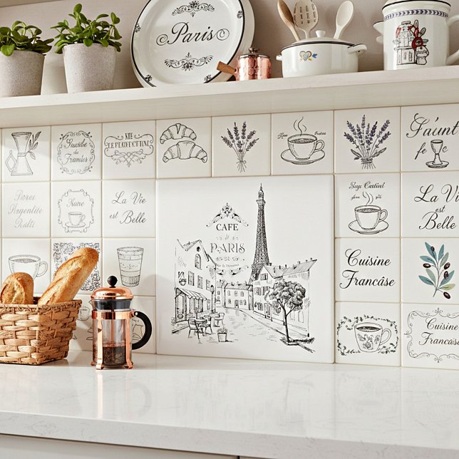 Azulejo De Cerámica Cafe Paris (Subido por el creador)