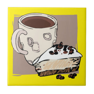 Azulejo De Cerámica Café y pastel