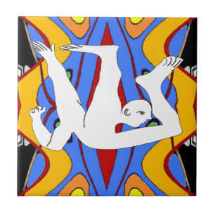 Azulejo De Cerámica Caída, Resumen, Aspecto Holandés, Personalización