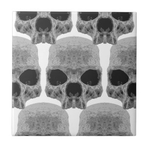 Azulejo De Cerámica Calaveras de gótico