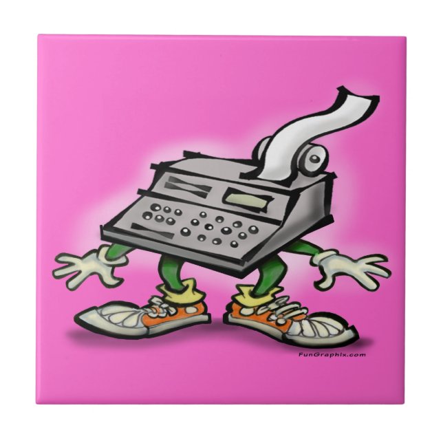 Azulejo De Cerámica Calculadora (Frente)