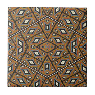 Azulejo De Cerámica Calidoscopio de Ladrillos Africanos