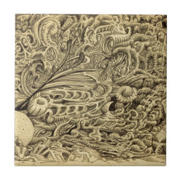 Azulejo De Cerámica Cámara enferma_por Brian Benson