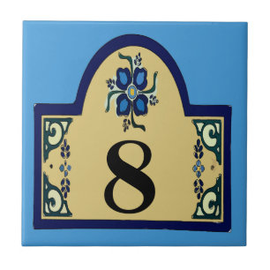 Azulejo De Cerámica Cambiar texto de números de casa