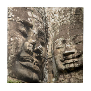 Azulejo De Cerámica Camboya, Angkor Wat. Angkor Thom, Bayón